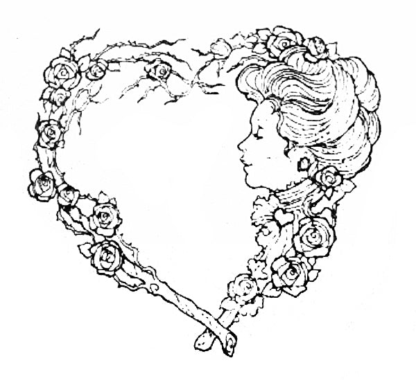 American Art Stamp - Victorian Romance 1