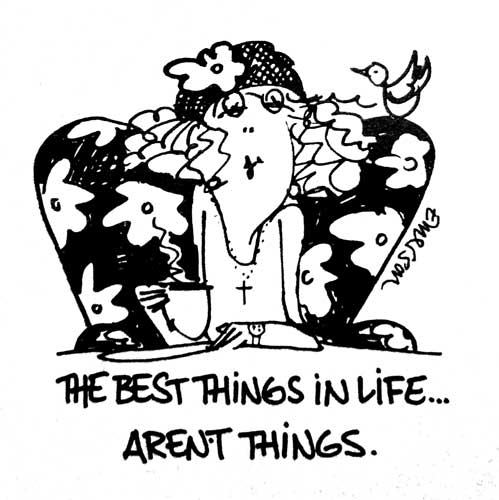 American Art Stamp - Best things in life