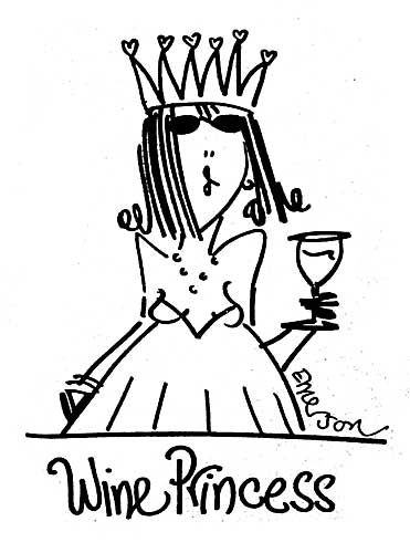 American Art Stamp - Wine Princess
