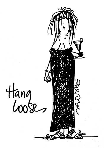 American Art Stamp - Hang Loose