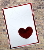 Karten-Kunst Stanzschablone kk-D136 - Mini Pierced Round Hearts