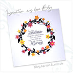 Silikonstempel Sprüche deutsch Motivation & Mut machen Clear Stamps Sprüche KK-0082 Karten-Kunst Clear Stamp Set Weise Worte Glück 