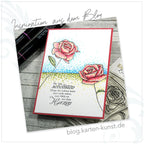 Silikonstempel Sprüche deutsch Motivation & Mut machen Clear Stamps Sprüche KK-0082 Karten-Kunst Clear Stamp Set Weise Worte Glück 