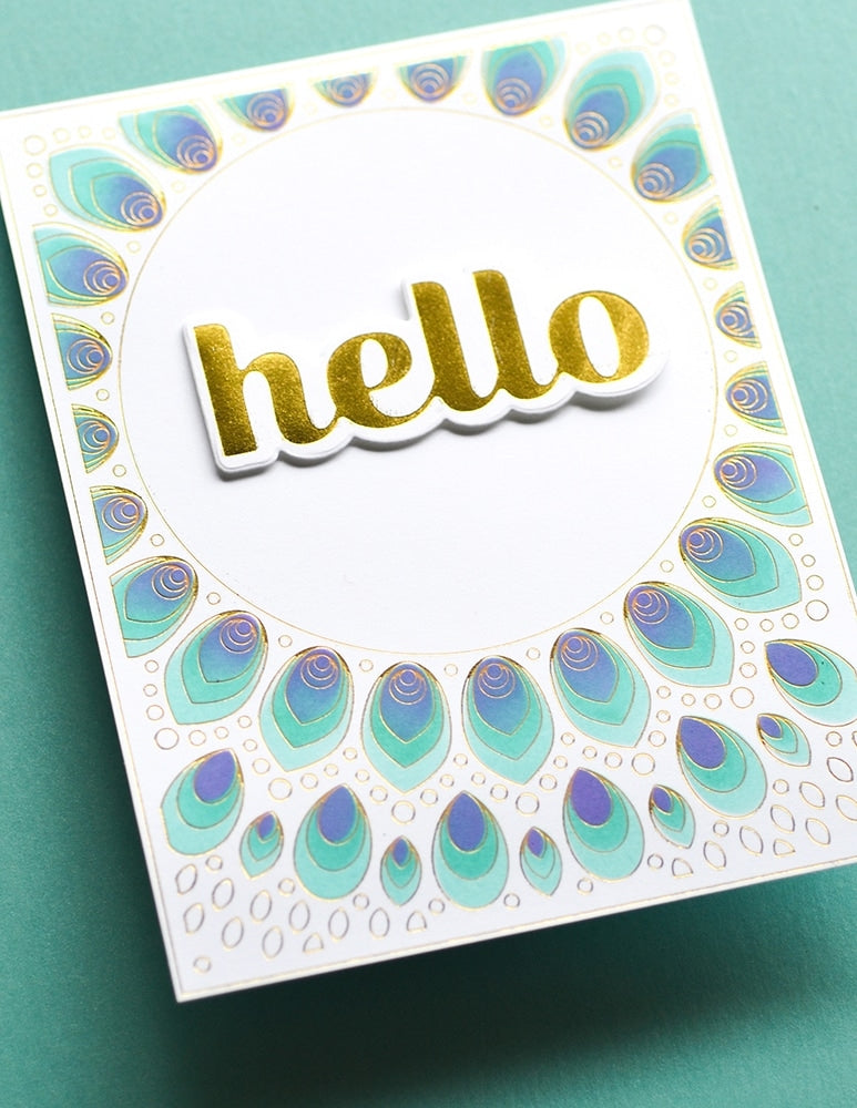Birch Press Template Set - Gilded Grace Outside Stencil Set 