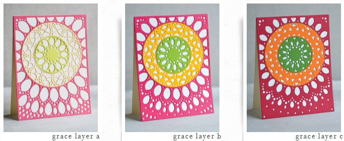 Birch Press Stanzschablonen-Set - Grace Layer Set