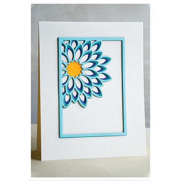 Birch Press Stanzschablone - 56092 Dahlia Mini Frame Layer Set