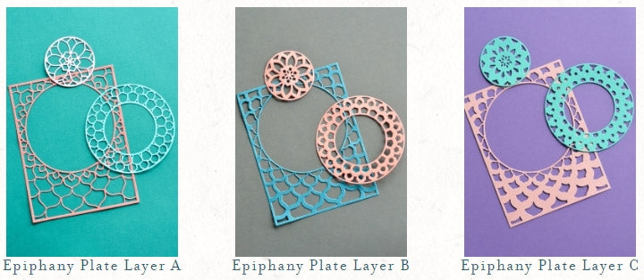 Birch Press Stanzschablone - Epiphany Plate Layer Set