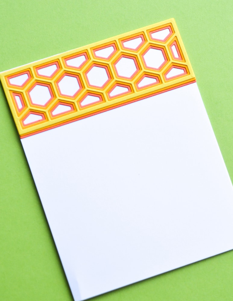 Birch Press Stanzschablone - 56103 Mini Honeycomb Bevel Plate Layer Set