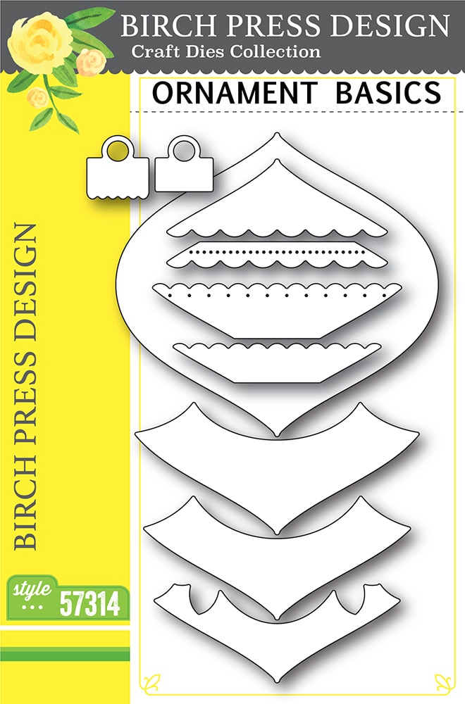 Birch Press Stanzschablone - 57314 Ornament Basics