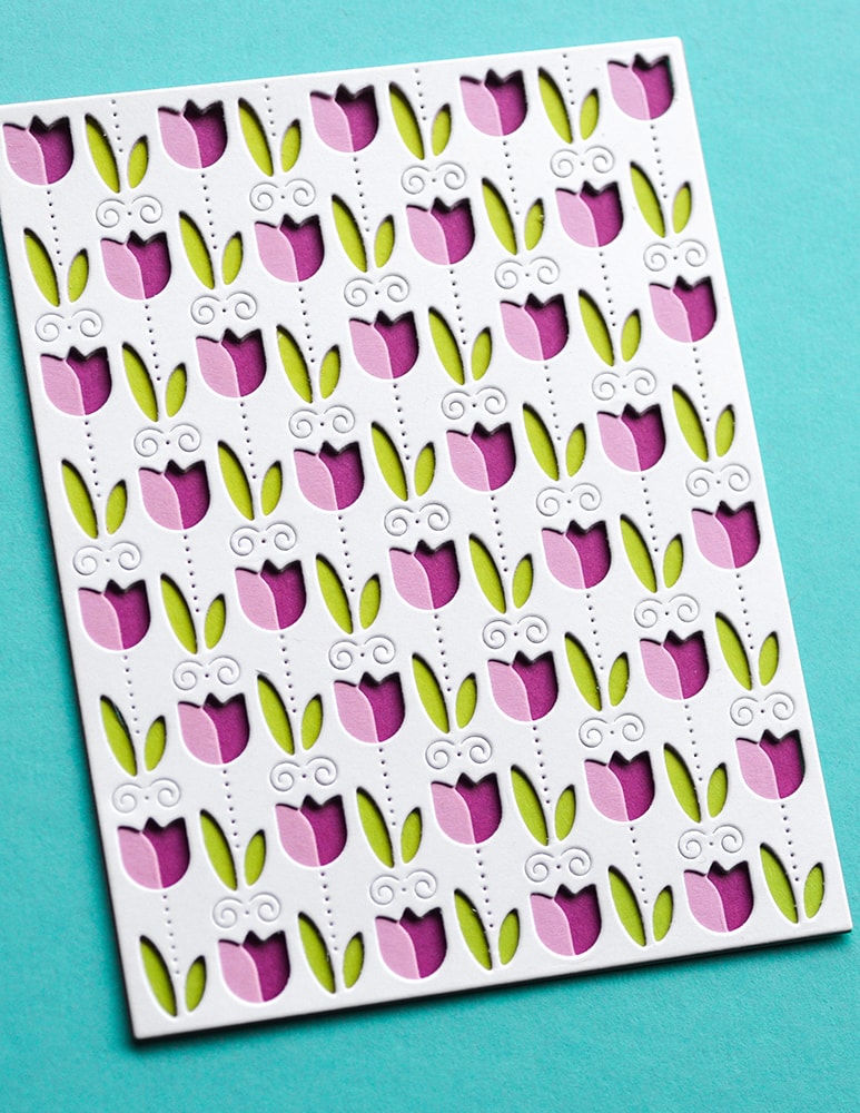 Birch Press Stanzschablone - Field of Blooms Plate Layer Set