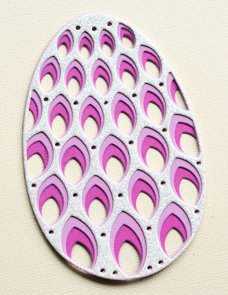 Birch Press Stanzschablone - Petal Egg Layer Set