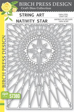Birch Press Stanzschablone - String Art Nativity Star