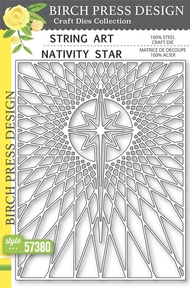 Birch Press Stanzschablone - String Art Nativity Star