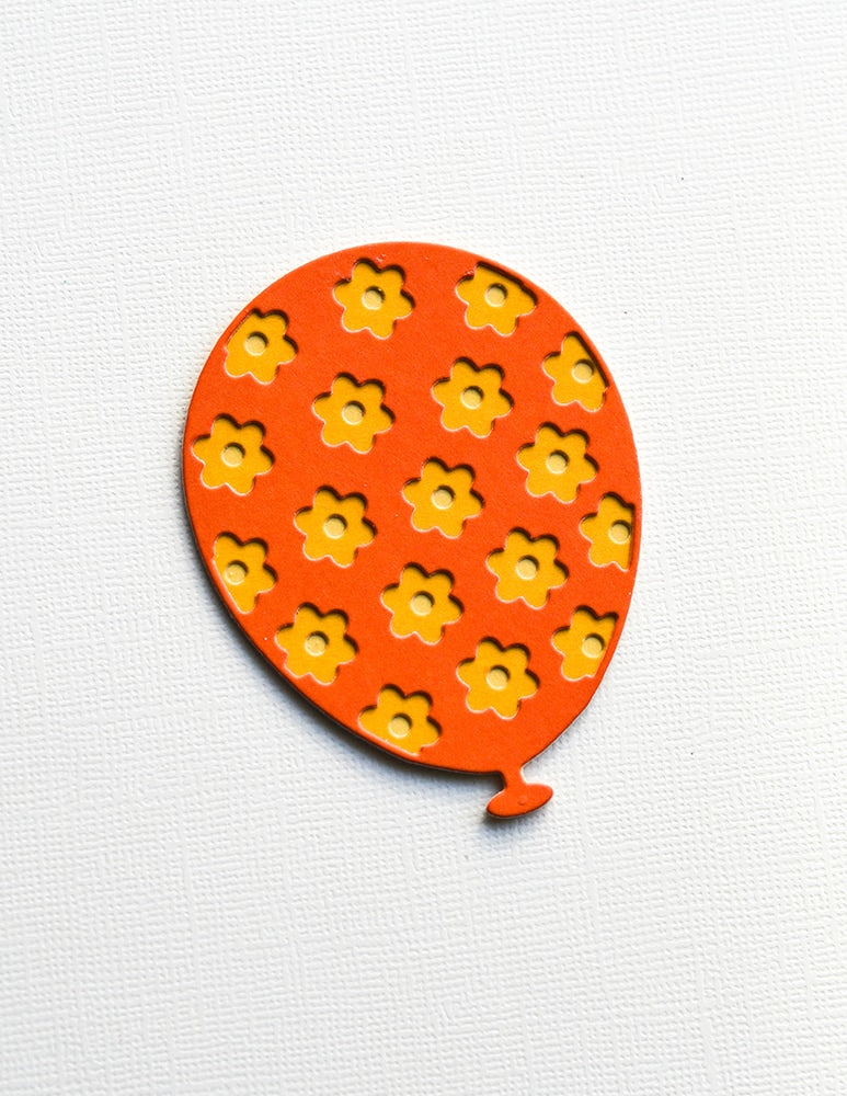 Birch Press Stanzschablone - Floral Balloon Layer Set