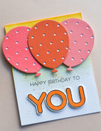 Birch Press Stanzschablone - Floral Balloon Layer Set