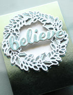 Birch Press Stanzschablone - Holly Wreath Plate Layer Set
