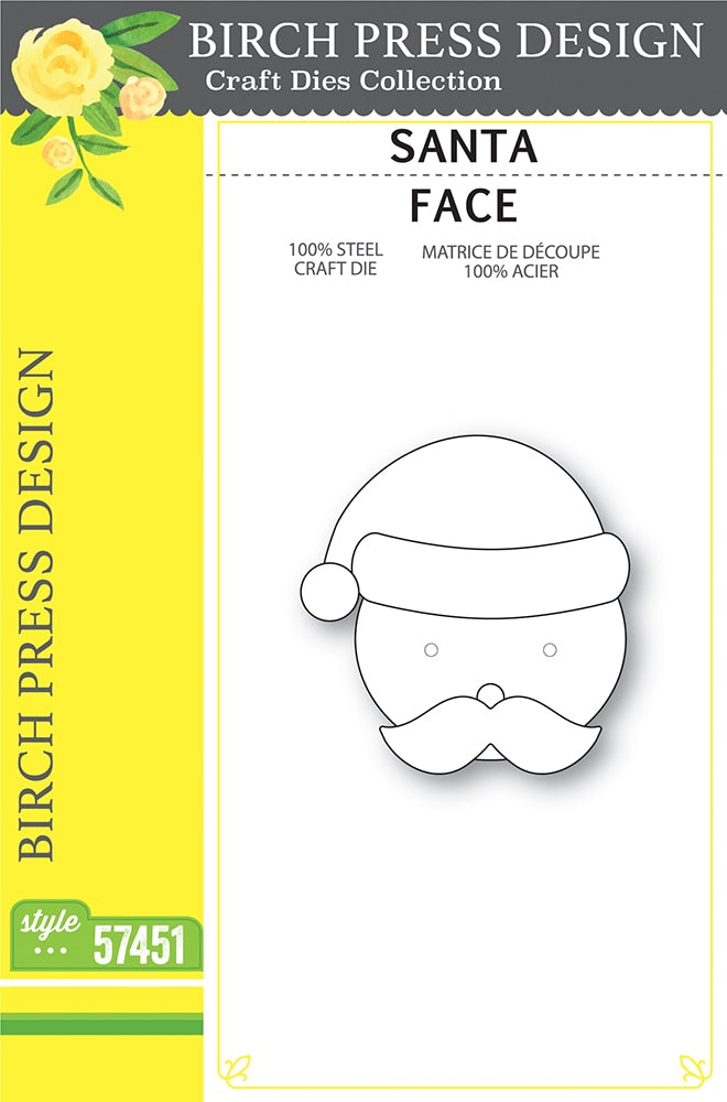 Birch Press Stanzschablone - Santa Face