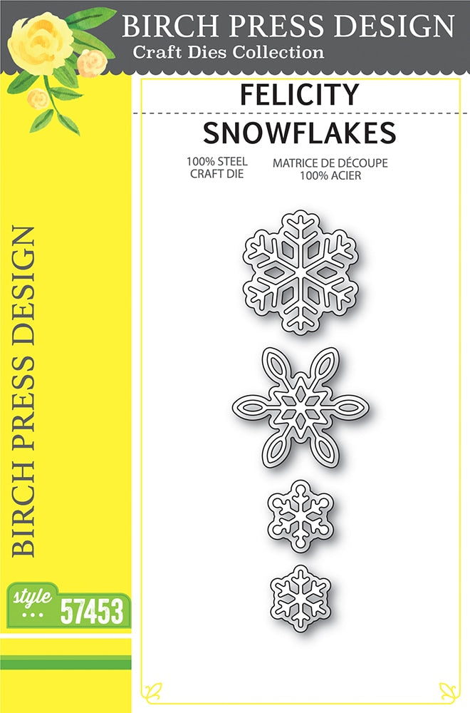 Birch Press Stanzschablone - Felicity Snowflakes