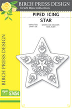 Birch Press Stanzschablone - Piped Icing Star