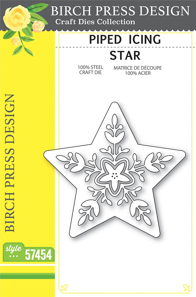 Birch Press Stanzschablone - Piped Icing Star