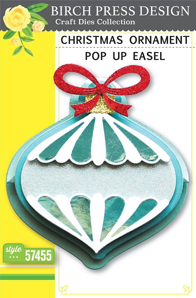 Birch Press Stanzschablone - Christmas Ornament Pop Up Easel