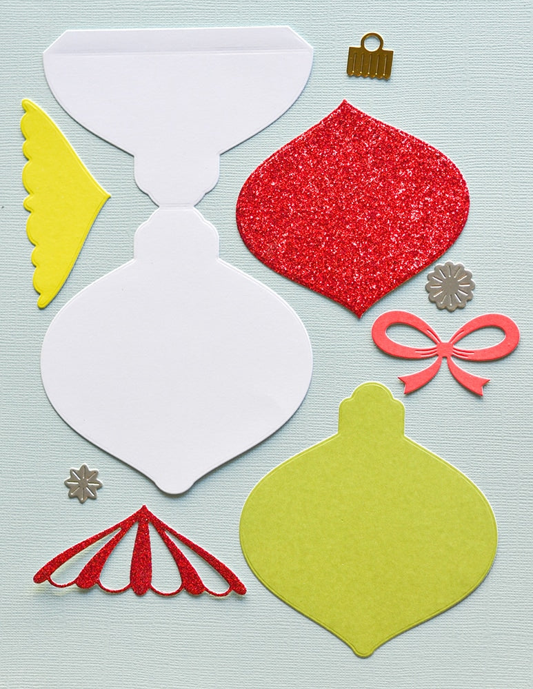 Birch Press Stanzschablone - Christmas Ornament Pop Up Easel