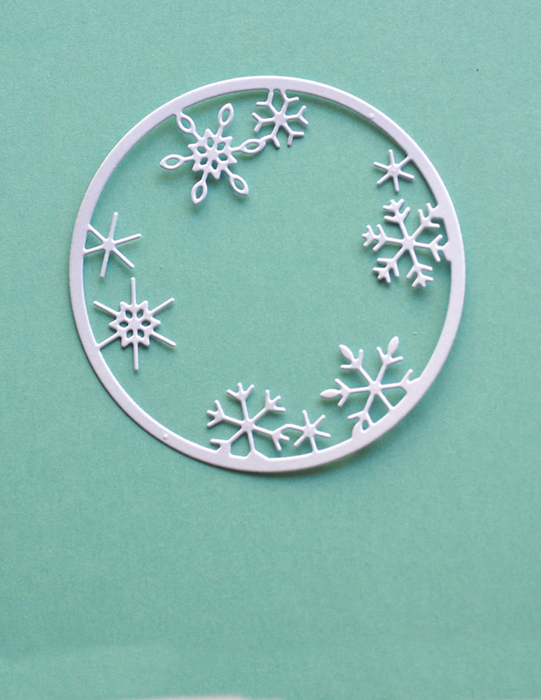 Birch Press Stanzschablone - Snowy Circle Layer Set