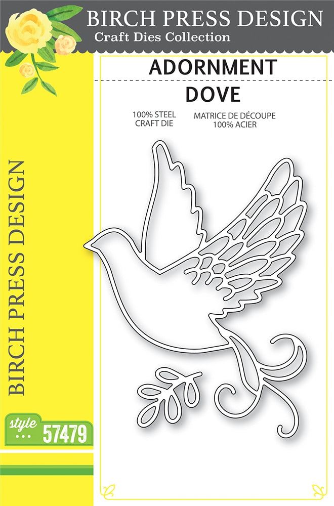 Birch Press Stanzschablone - Adornment Dove
