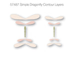 Birch Press Stanzschablone - Simple Dragonfly Contour Layers