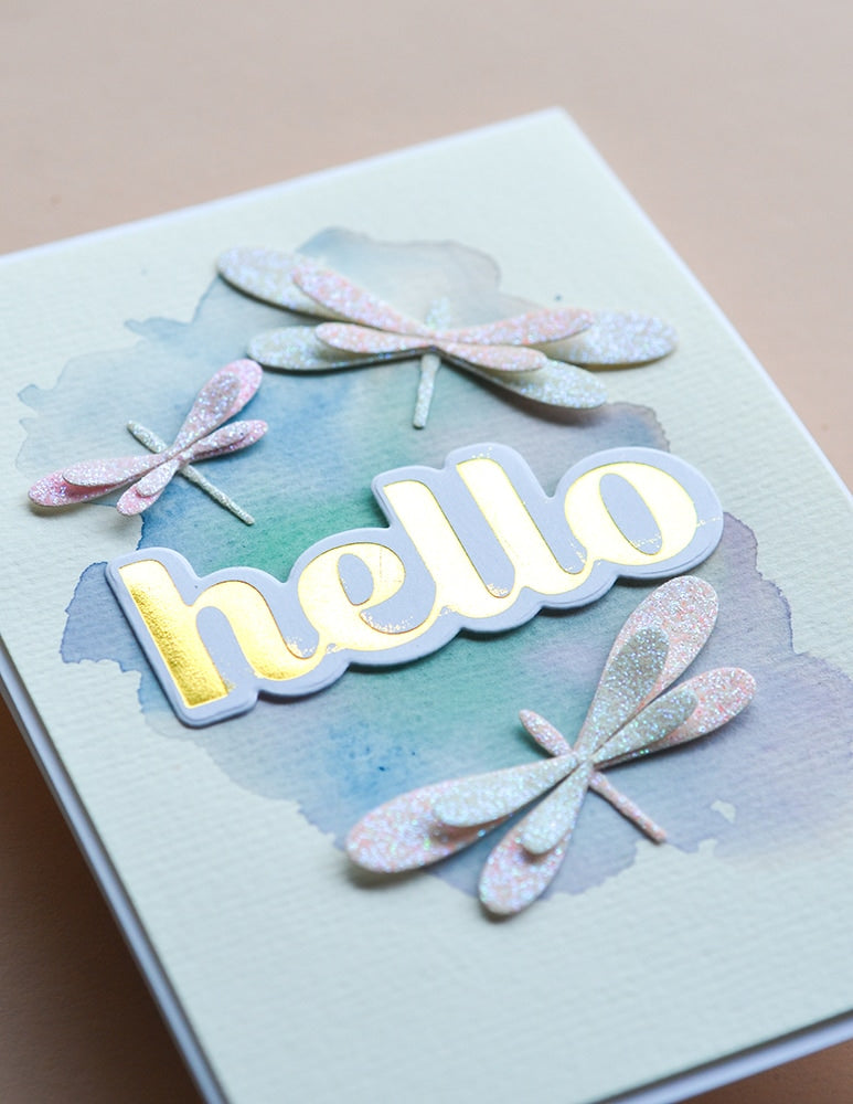 Birch Press Stanzschablone - Simple Dragonfly Contour Layers