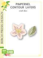 Birch Press Stanzschablone - Pimpernel Contour Layers