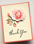 Birch Press Stanzschablone - Morning Rose and Triple Buds Contour Layers