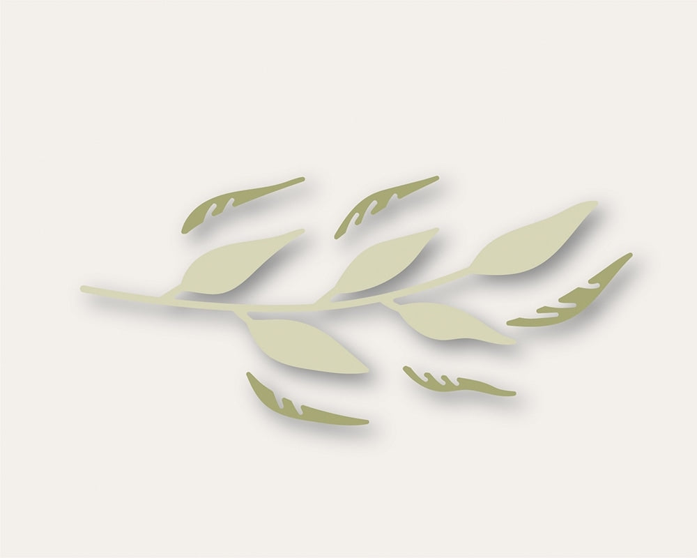 Birch Press Stanzschablone - Sylvan Berries and Leaves Contour Layers