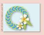 Birch Press Stanzschablone - Phlox Blooms and Leaves Contour Layers