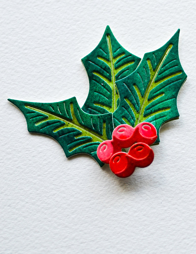 Birch Press Stanzschablone - 57512 Jolly Holly Contour Layers
