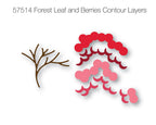 Birch Press Stanzschablone - 57514 Forest Leaf and Berries Contour Layers