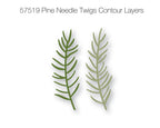 Birch Press Stanzschablone - 57519 Pine Needle Twigs Contour Layers