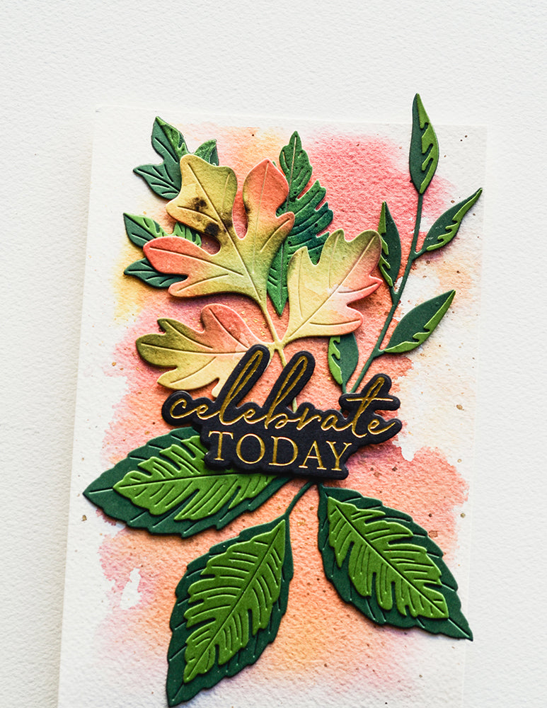 Birch Press Stanzschablone - 57521 Lush Leaves Contour Layers