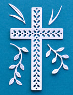 Birch Press Stanzschablone - 57537 Floral Cross Layer Set