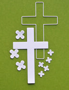 Birch Press Stanzschablone - 57537 Floral Cross Layer Set