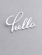 Birch Press Stanzschablone - 57546 Hello Scripted