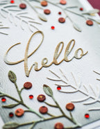 Birch Press Stanzschablone - 57546 Hello Scripted