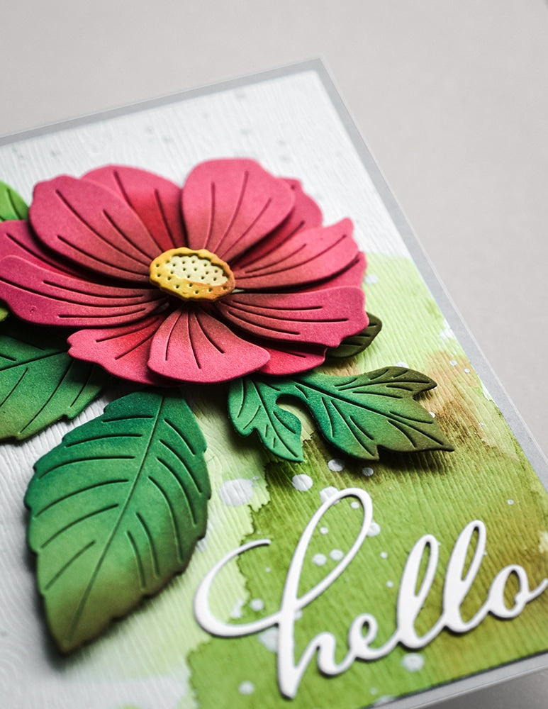 Birch Press Stanzschablone - 57546 Hello Scripted