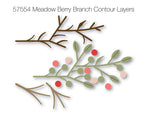 Birch Press Stanzschablone - 57554 Meadow Berry Branch Contour Layers
