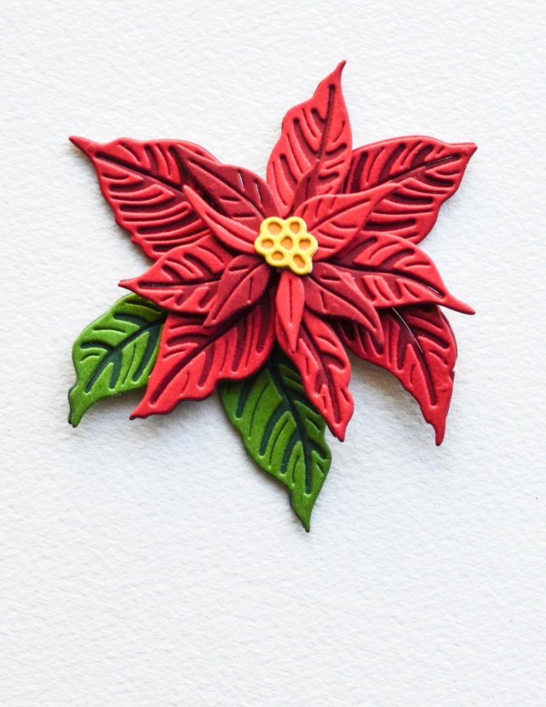 Birch Press Stanzschablone - 57557 Classic Poinsettia Contour Layers