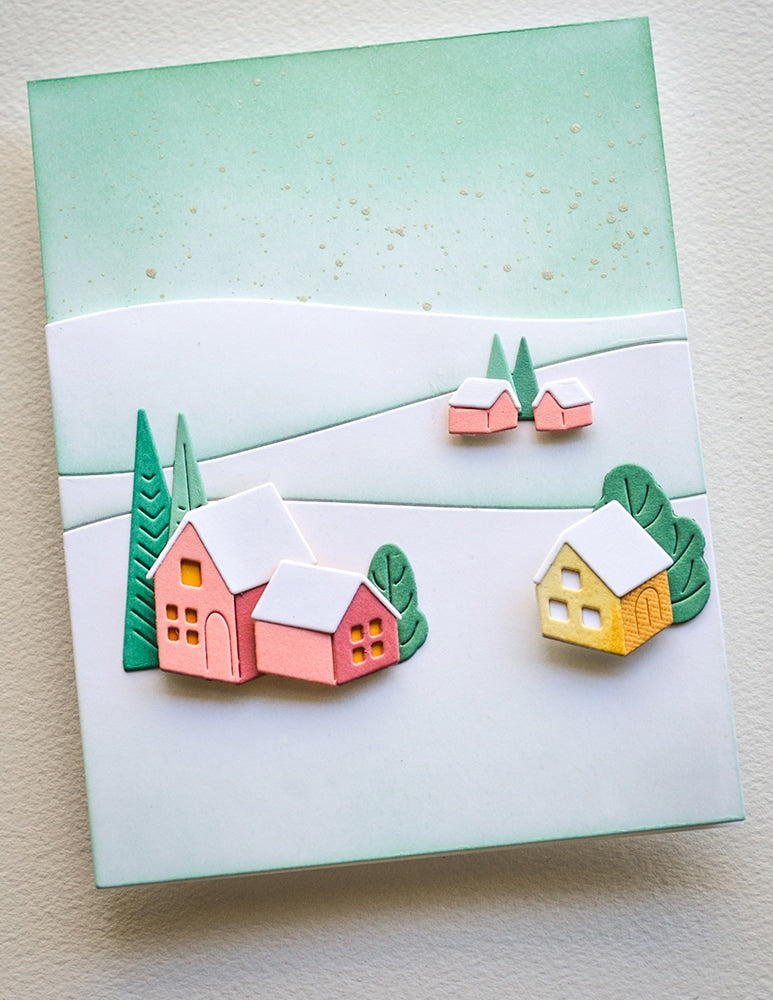Birch Press Stanzschablone - 57563 Wavy Hillside
