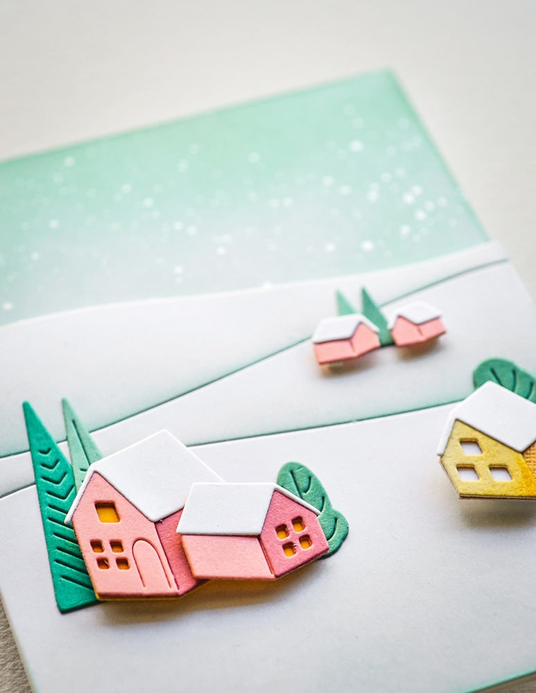 Birch Press Stanzschablone - 57564 Littletown Village