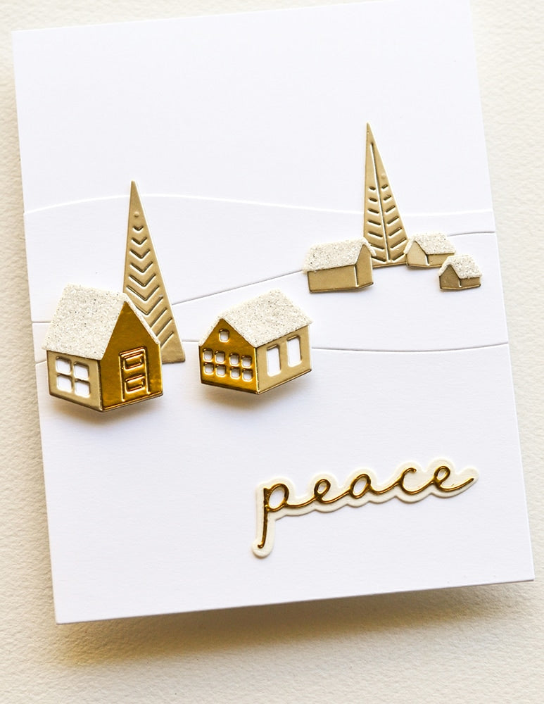 Birch Press Stanzschablone - 57564 Littletown Village