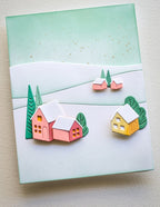 Birch Press Stanzschablone - 57567 Littletown Home