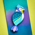 Birch Press Stanzschablone - 57583 Block Print Tufted Bird